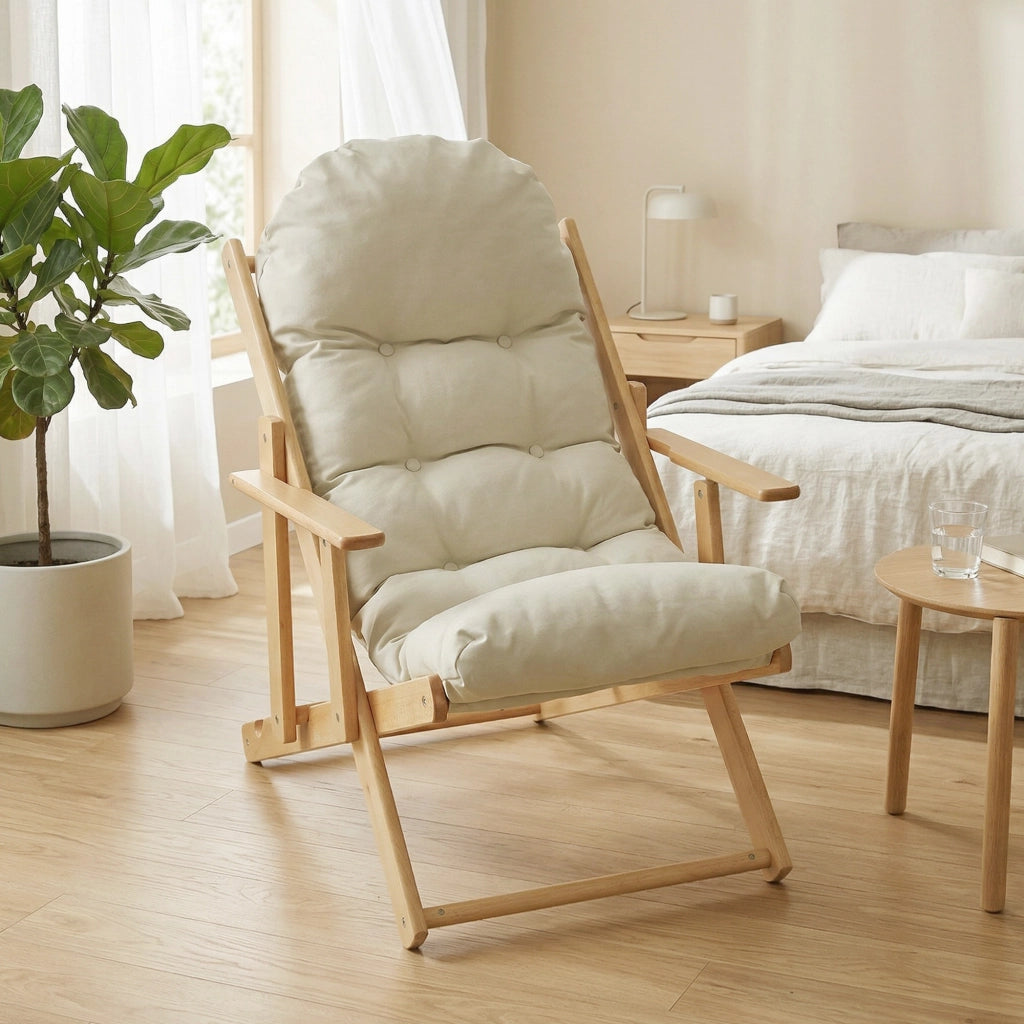 Poltrona Reclinabile Relax ¨C Minimal ¨C Legno Grigio Scuro
