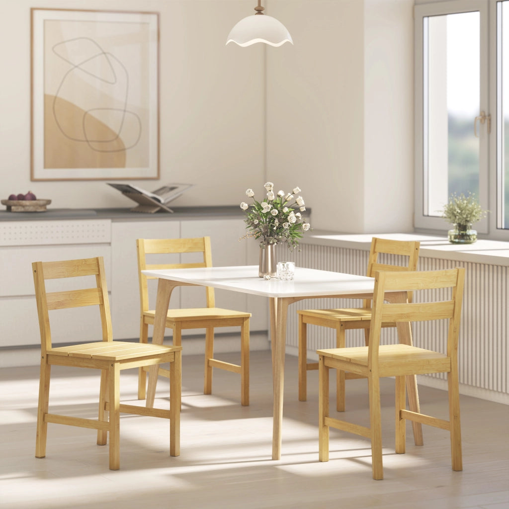 Sedia da pranzo in bamb¨´ ¨C zephmum ¨C naturale 2 pezzi