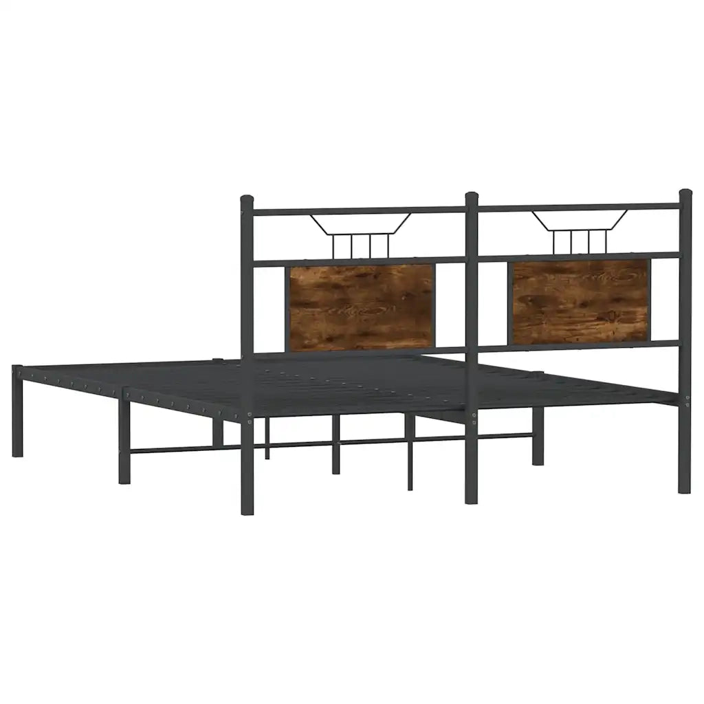 Giroletto senza Materasso Rovere Fumo 150x200 cm in Truciolato 4106745