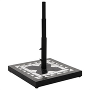 Base per Ombrellone Nero e Bianco Quadrata 12 kg 362224
