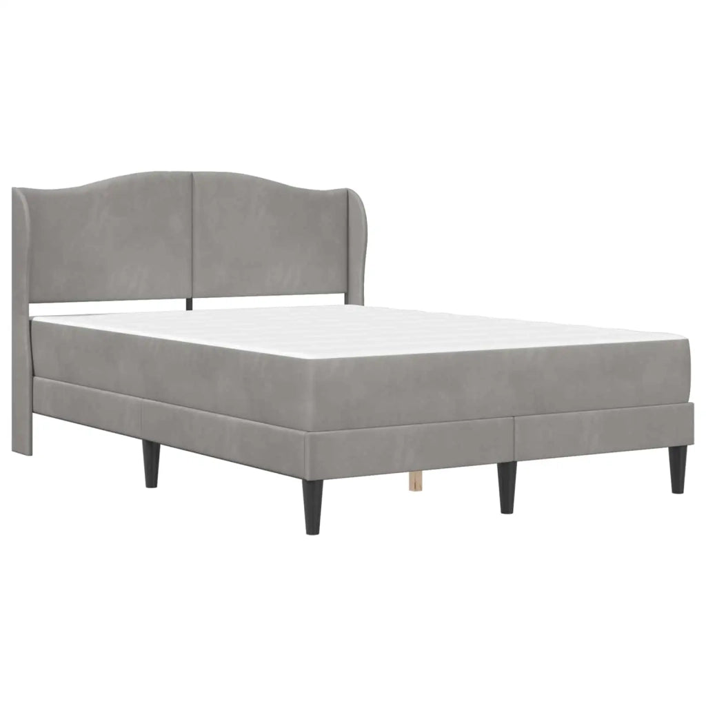 Struttura del letto Grigio Chiaro 120 x 190 cm Velluto 3415190