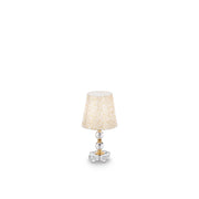 Lampade Da Scrivania - Ufficio Classico Queen Metallo Oro 1 Luce E27 Small