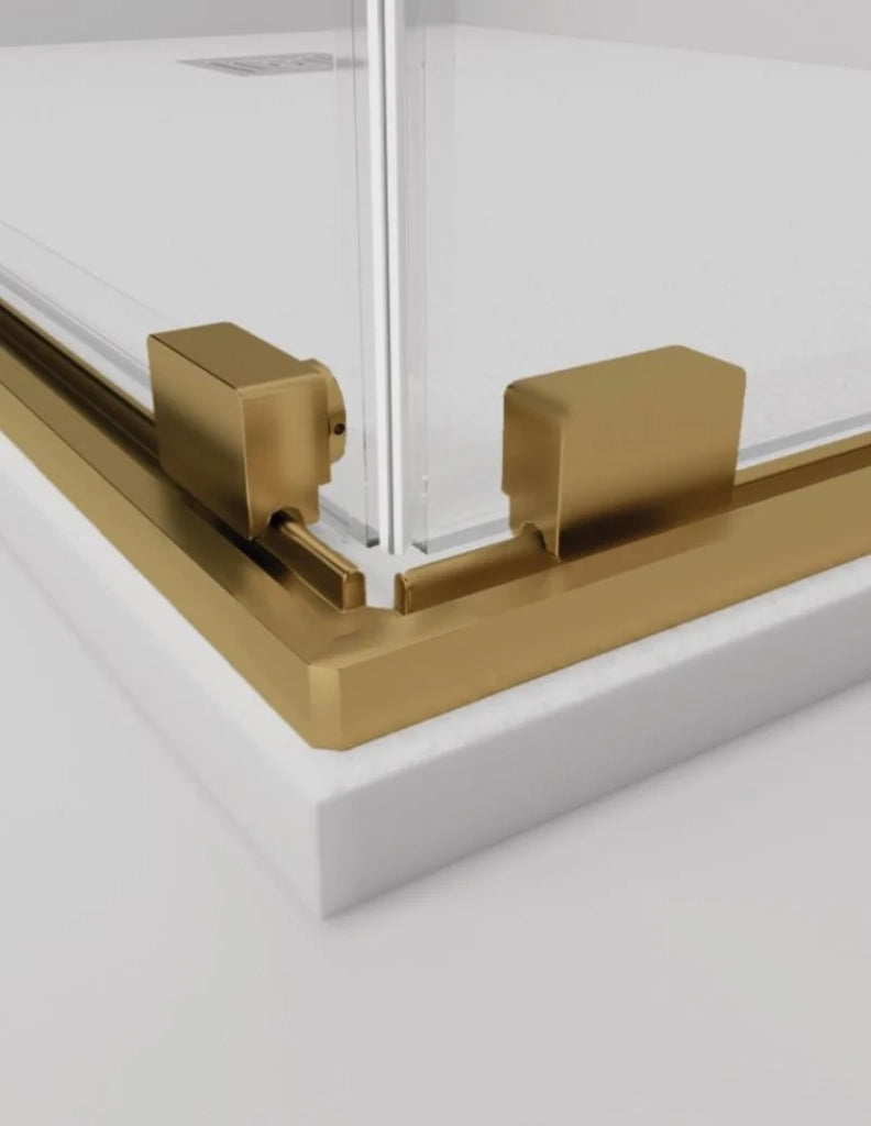 Box doccia ingresso angolare 2+2 ABANTE (TWENTY) 120x70 cm Oro