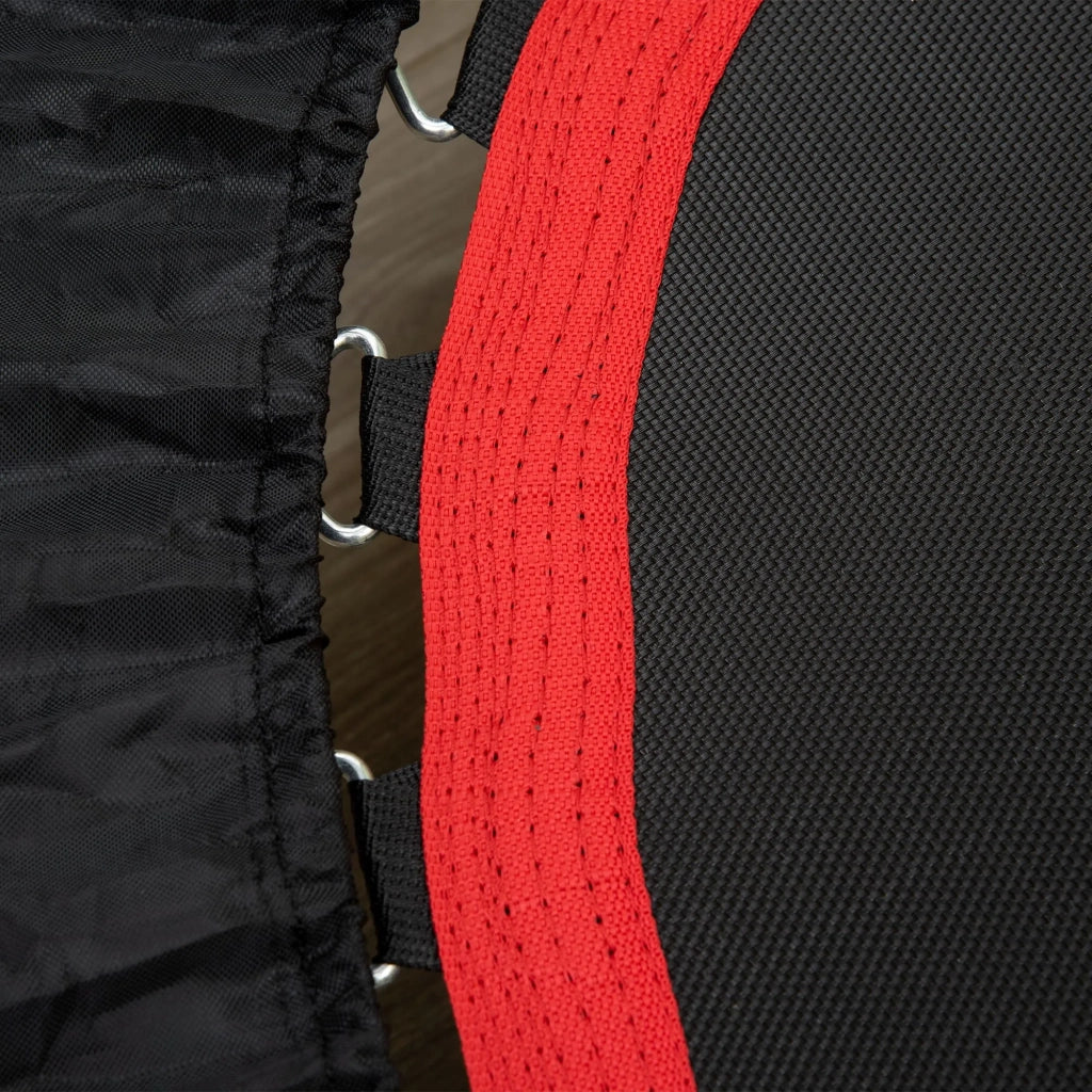 Mini-Trampolino Fitness 102 cm con Monitor LCD, Maniglia Regolabile in Altezza 4 Livelli, Portata 100 kg per Allenamento Efficace