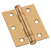 CERNIERA CON CUSCINETTI BRONZATA mm  90 x  75 - sp.2,5- 2 pezzi