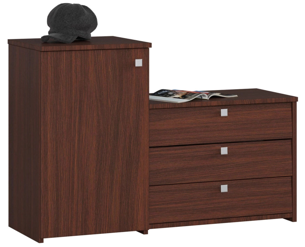 Scarpiera AKORD S16 Wengé 98,4 cm 4 ante 98,4x33x68 cm