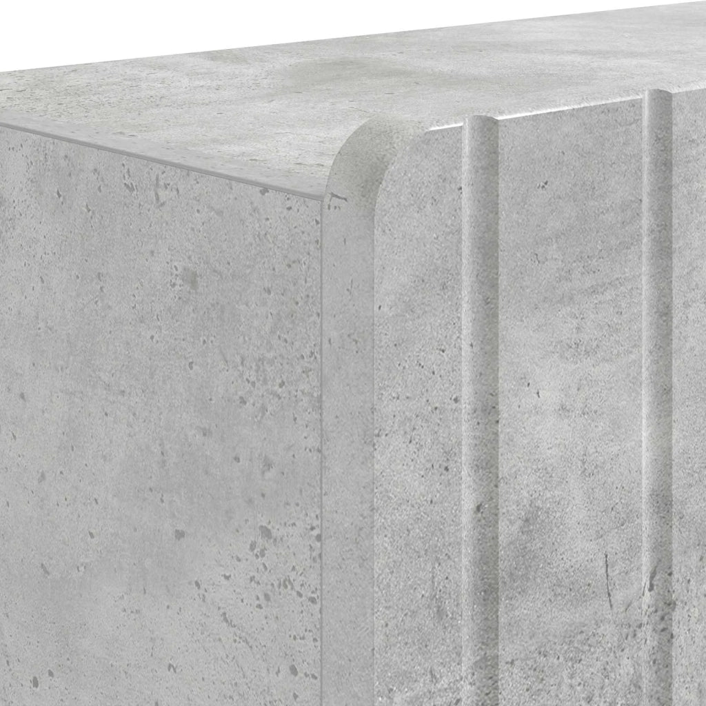 Mobiletto da Bagno ZWOLLE Grigio Cemento 30 x 31 x 79,5 cm 896388