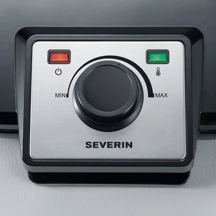 Severin WA 2106 2 waffle 1200 W Nero