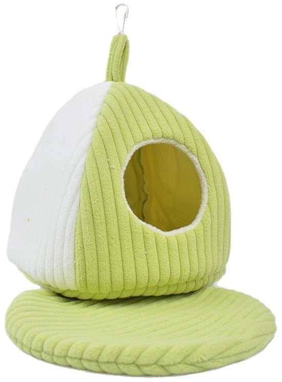 Nido per Uccelli - Nido Sospeso per Uccelli - Letto per Pappagalli - Mattonella di Inverno - Cintura di Sospensione Rimovibile - Adatto per Pappagalli e Conuri - Lettino da Sospensione