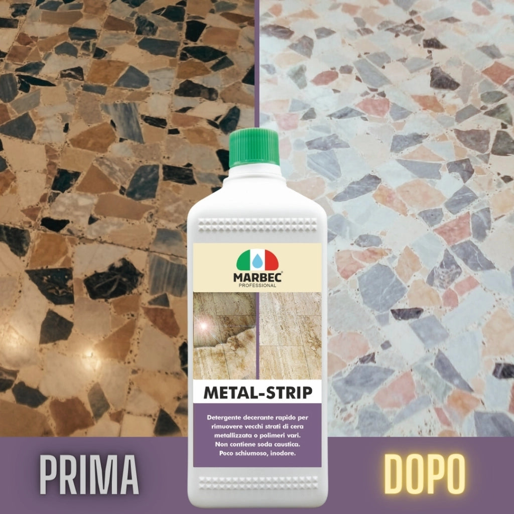 Detergente sgrassante professionale METAL-STRIP   1LTx6Pz