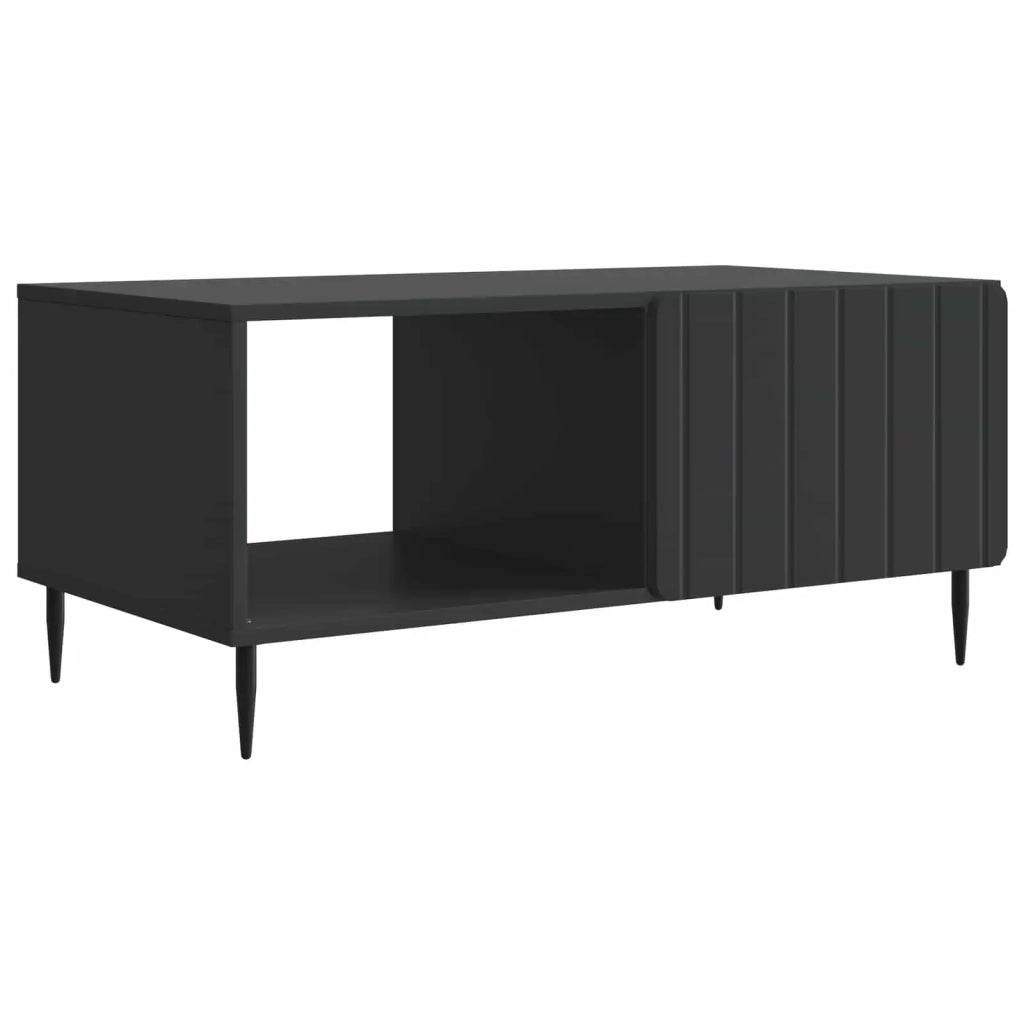 Tavolino da salotto Nero 90 x 50 x 40 cm Legno ingegnerizzato 894496