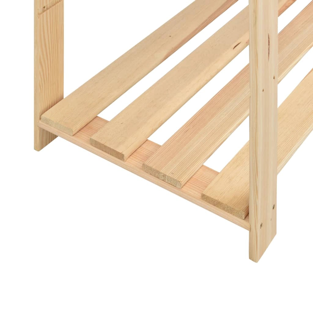Scaffali portaoggetti a 5 ripiani set da 2 170 x 38 x 170 cm pino 500 kg beige 02_0045734