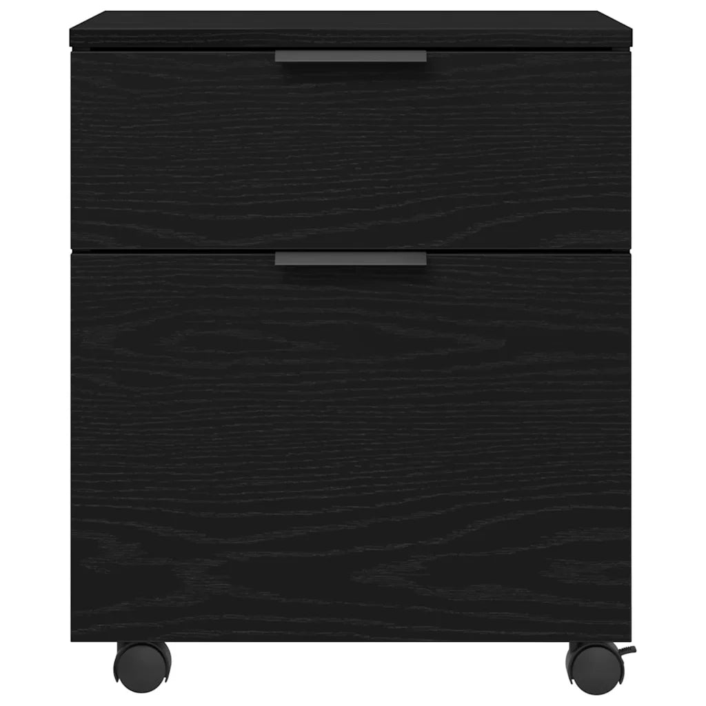 Armadio per File Rovere Nero 45 x 38 x 54 cm Legno multistrato CFW1866905