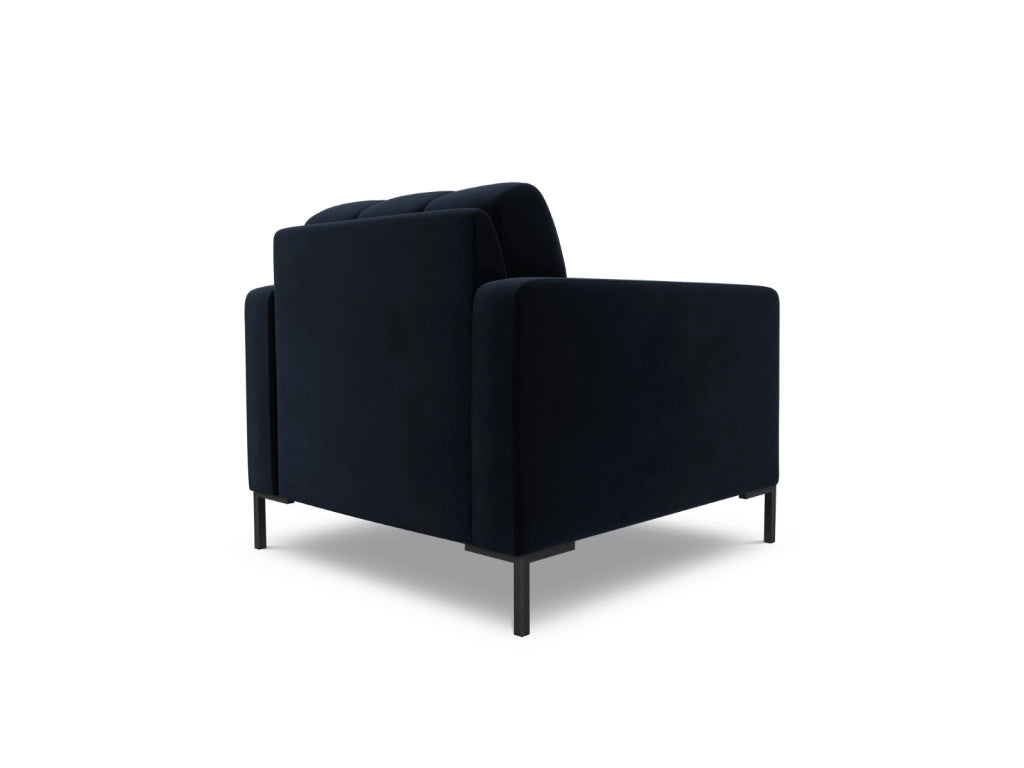 Cosmopolitan Design - Poltrona "Bali" in velluto blu scuro 