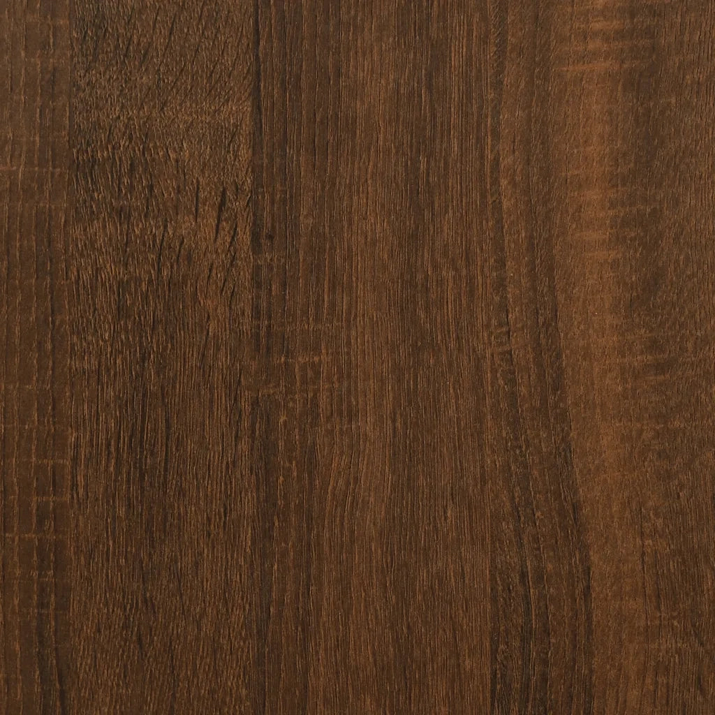 Panca Porta Scarpe Rovere Marrone 102x42x45cm Legno Multistrato