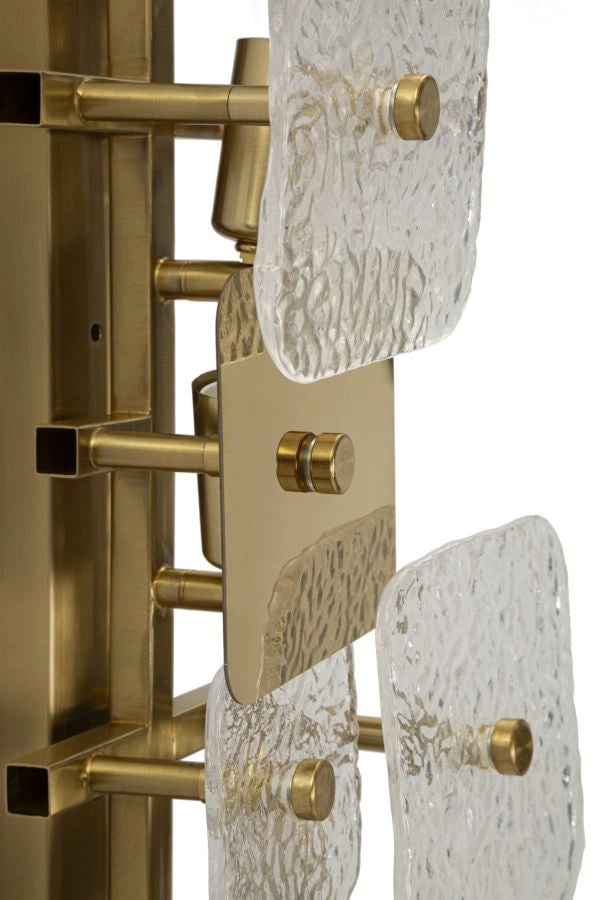 LAMPADA DA MURO GLASSY CM 24X13X76
