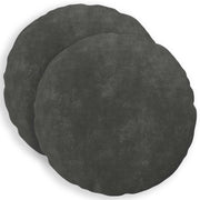 Cuscino con cuscino HEERLEN 2 pz Antracite Fleece in microfibra 929127