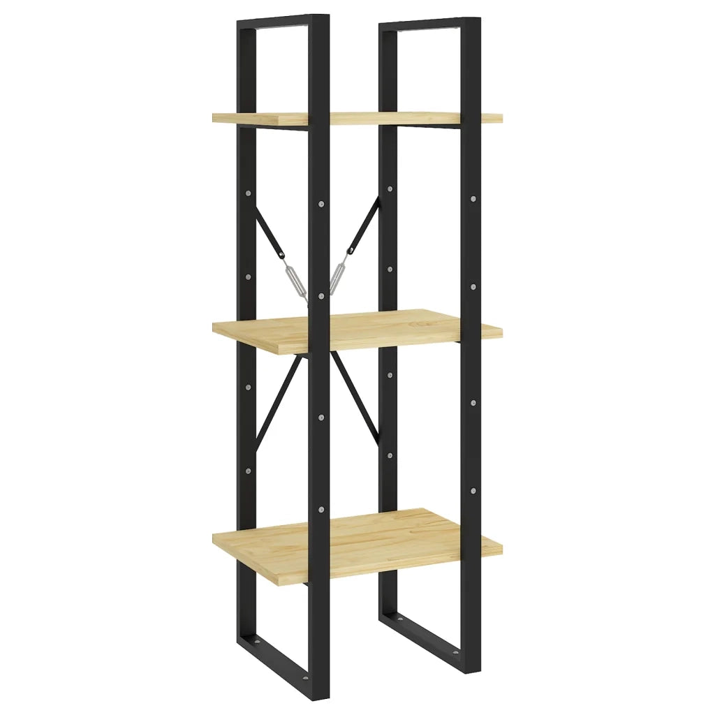 Libreria a 5 Ripiani-Scaffale per Libri-Mobile di Stoccaggio Marrone 40x30x175 cm in Legno di Pino