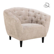 Poltrona Verrazzano Tessuto Sabbia Cm 97x84h78