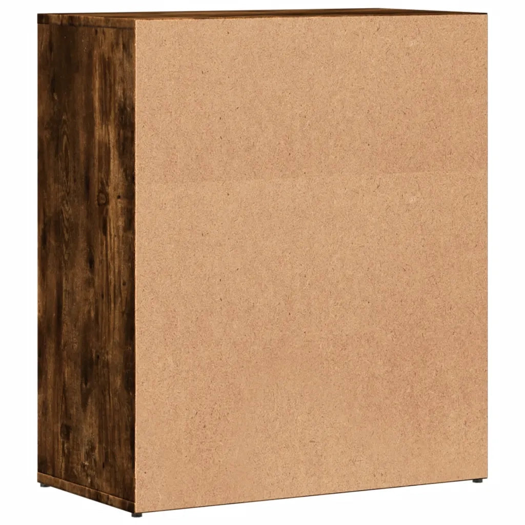 Credenza | Madia | Buffet da pranzo | Armadio da pranzo Rovere Fumo 60x31x70 cm in Legno Multistrato