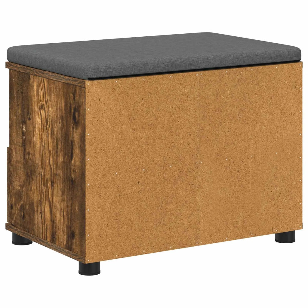 Panca per ingresso Quercia Affumicata 60 x 38 x 46 cm
