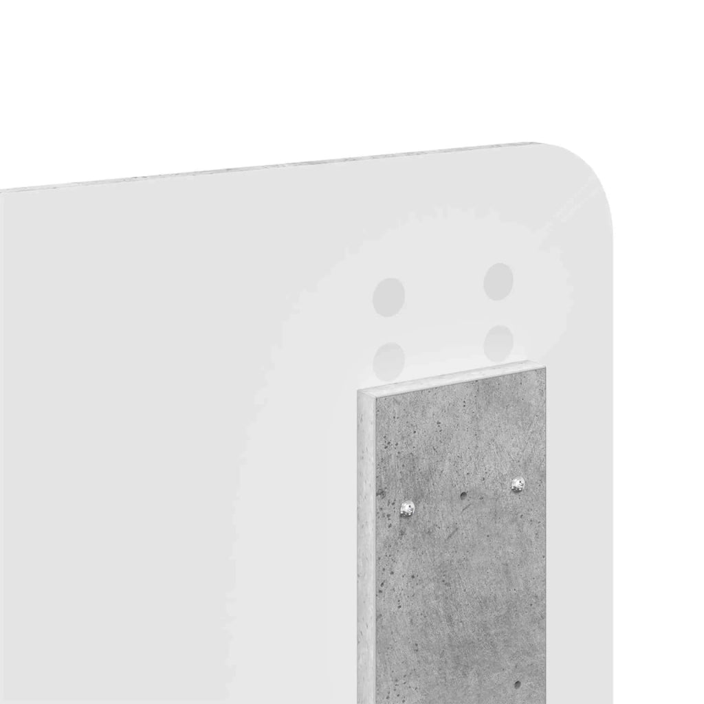 Testiera Grigio cemento Legno ingegnerizzato 887850