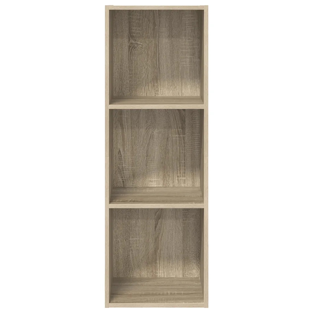 Mobile TV da Parete Rovere Sonoma 37x37x107cm Legno Multistrato 805483