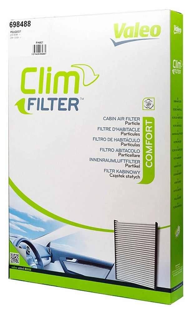Clim Filter Comfort filtro abitacolo auto tipo particellare per 206/206+