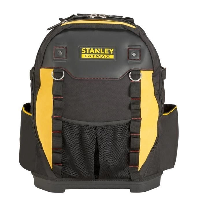 Stanley 1-95-611 FatMax Zaino Porta Utensili Nylon 50 Tasche Spallacci Imbottiti Base Impermeabile colore Nero