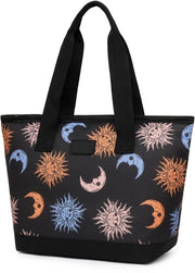 Borsa termica portatile con print leopard, 7L, B-Black Sun