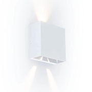 Applique esterna LED Lutec Gemini Beams bianca IP54