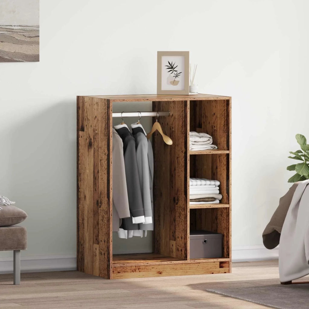 Guardaroba con lo scaffale Legno vecchio 77 x 48 x 102 cm 879642