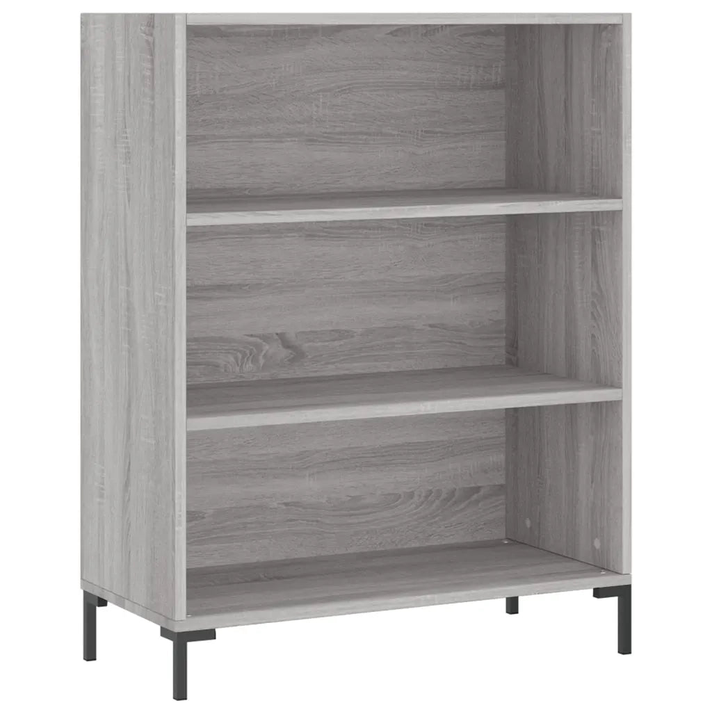 Credenza | Madia | Buffet da pranzo | Armadio da pranzo Grigio Sonoma 69,5x34x180 cm in Legno Multistrato