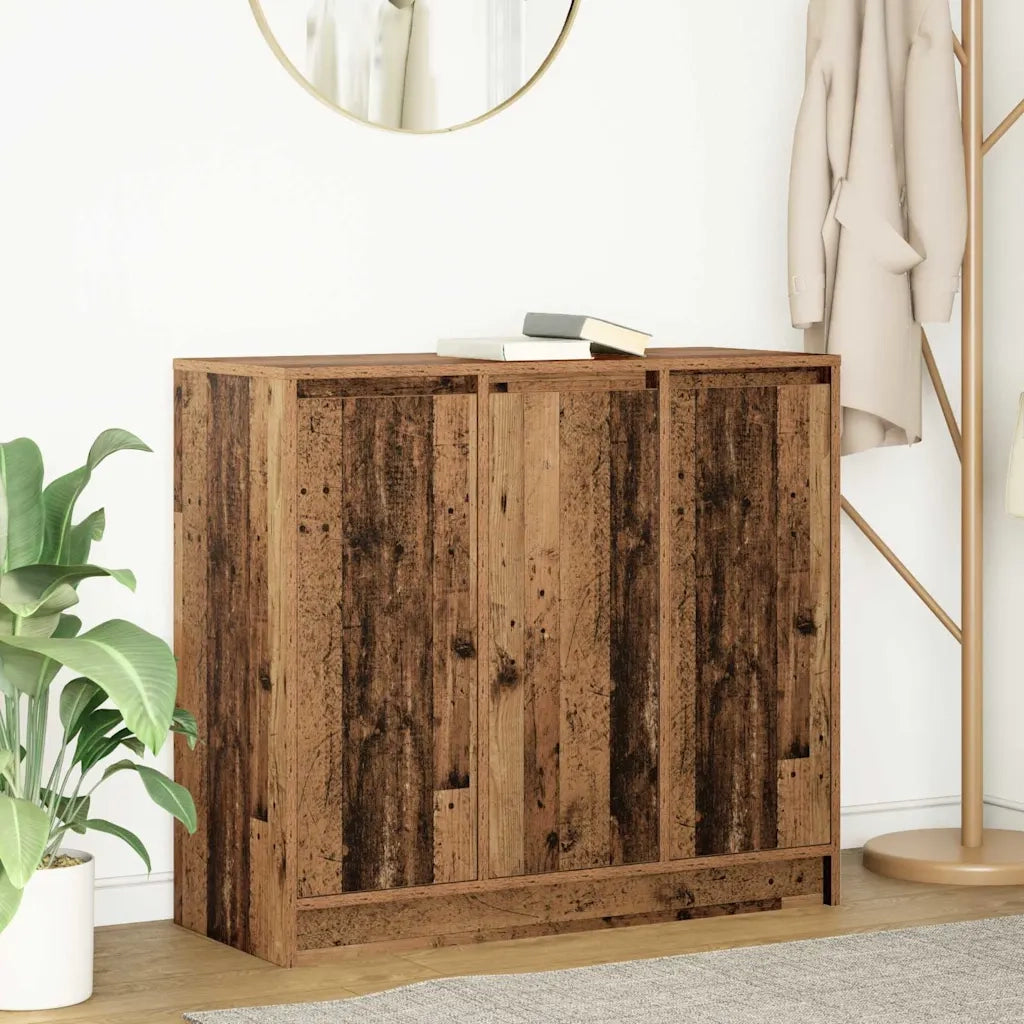Credenza | Madia | Buffet da pranzo | Armadio da pranzo Legno Antico 85x34x76 cm in Legno Multistrato