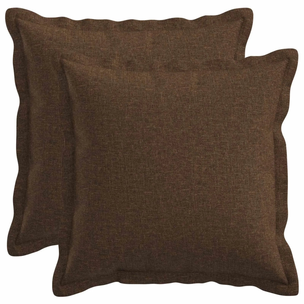 Cuscino con cuscino HOUTEN 2 pz Marrone Lino 935050
