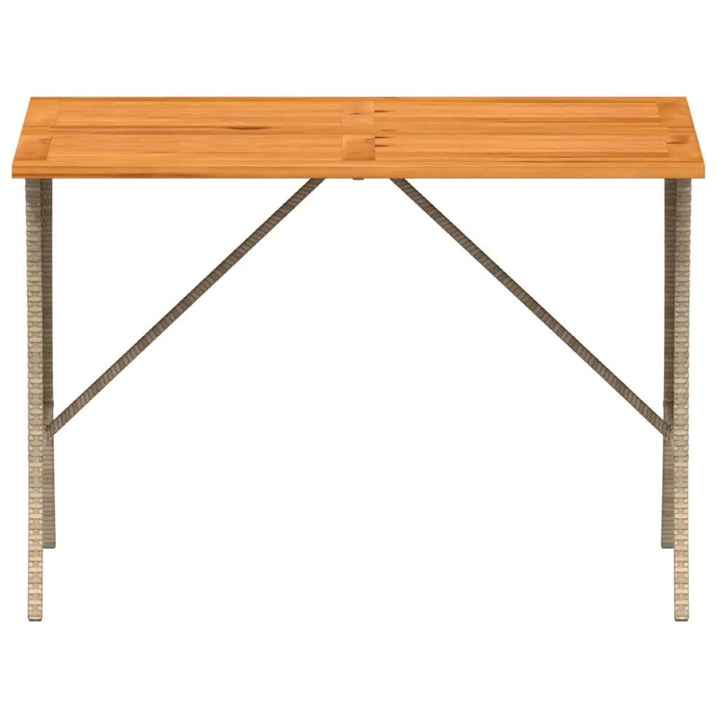 Set Divano da Giardino 3 pz | Set Salotto da Giardino con Cuscini Beige in Polyrattan