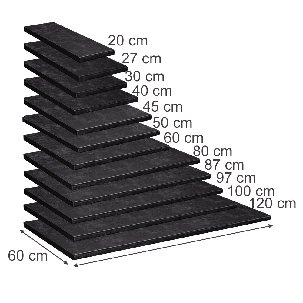 Vicco Top cucina Antracite 97 cm