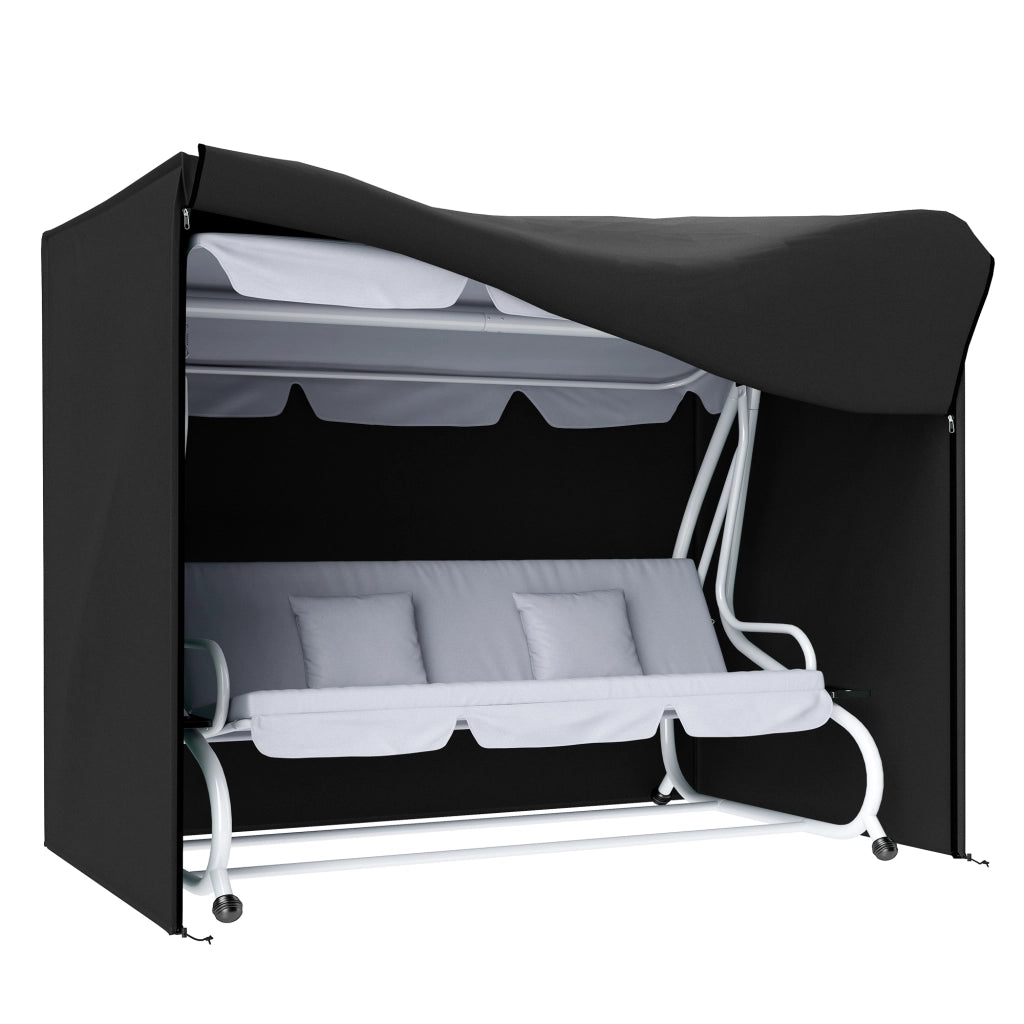 Copertura per Amaca a Dondolo ¨C zephmum ¨C Nero Polyester 220x125x172 cm