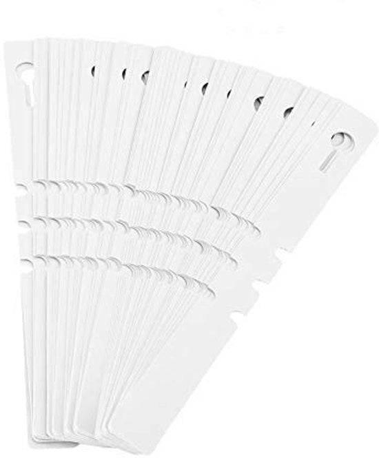 Etichette per piante in PVC - 100 pezzi - Identificazione - Etichette adesive - Facili da etichettare - Etichette per piante
