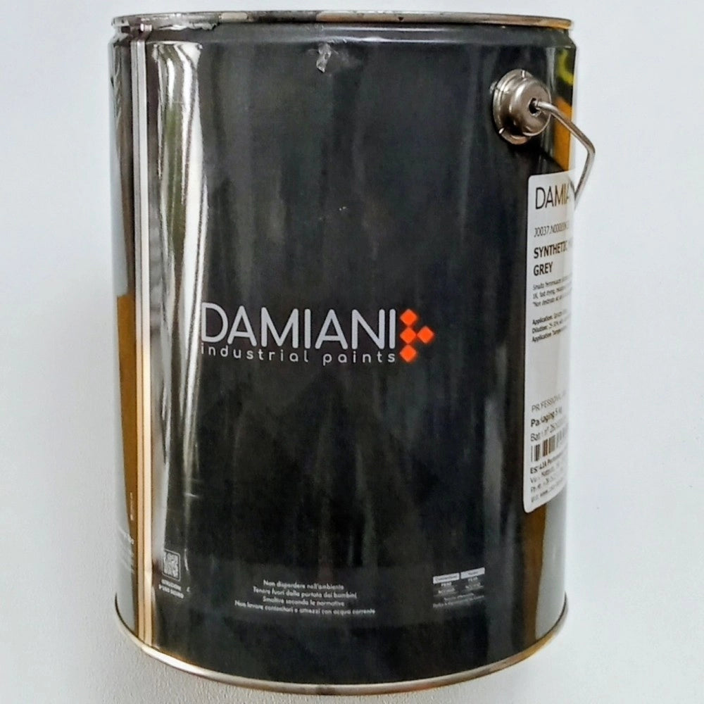 Damiani smalto 5kg base nitro sintetico tutti i ral 3000, brillantezza lucido, colore  ral 3005 - rosso vino
