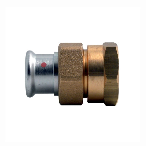 BOCCHETTONE DADO E RACCORDO FEMMINA IN OTTONE PRESS ACCIAIO CARBONIO- 11/2  x 42- ATUSA- pezzi 1