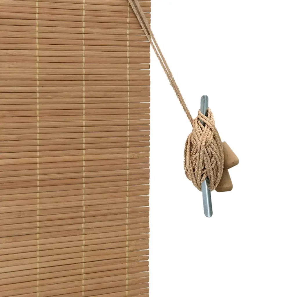Tenda a rullo con tende Marrone 150 x 160 cm Bambù 42006860