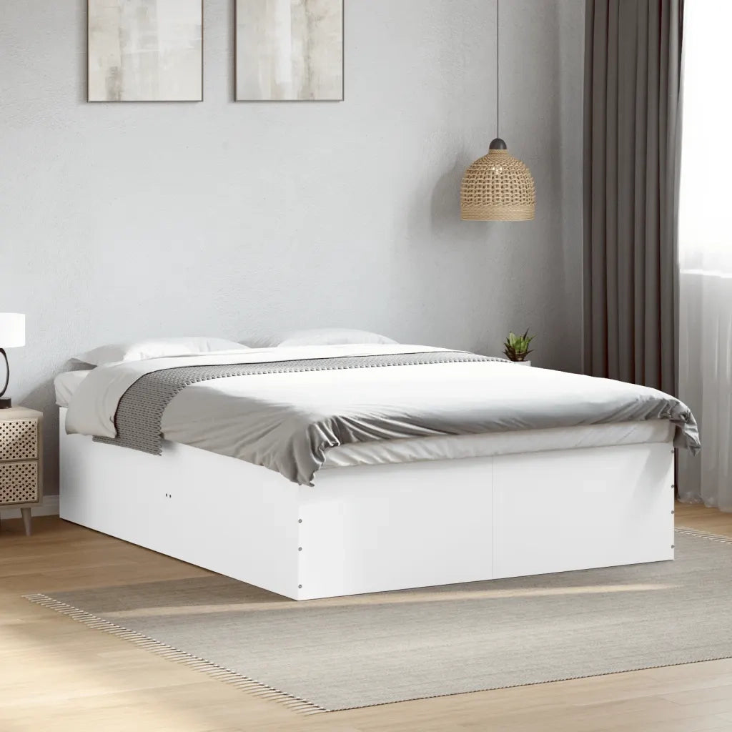 Giroletto-Struttura Letto Bianco 160x200 cm in Legno Multistrato 737147