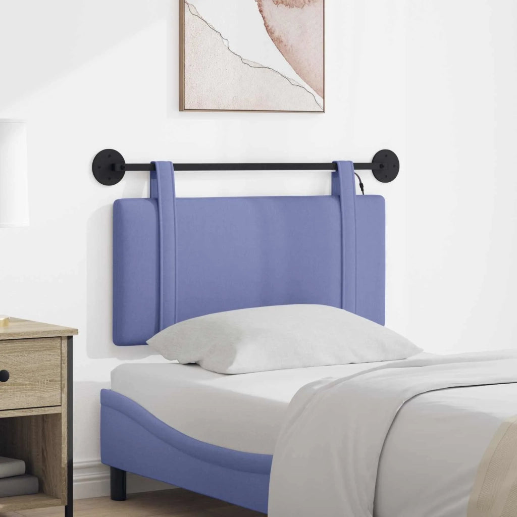 Testiera sospesa Con luce LED Blu jeans Tessuto 3423858