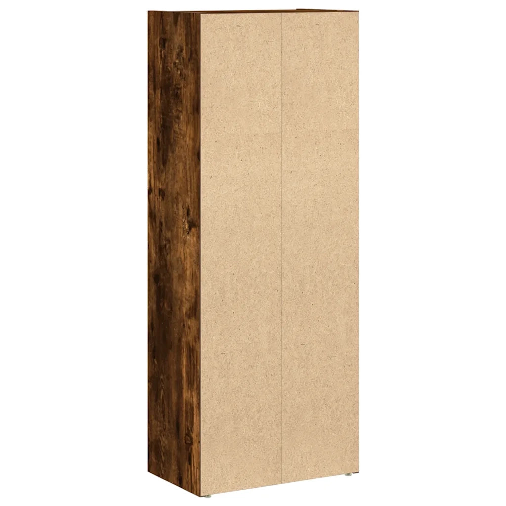Libreria Rovere Fumo 40x24x102 cm in Legno Multistrato 860377