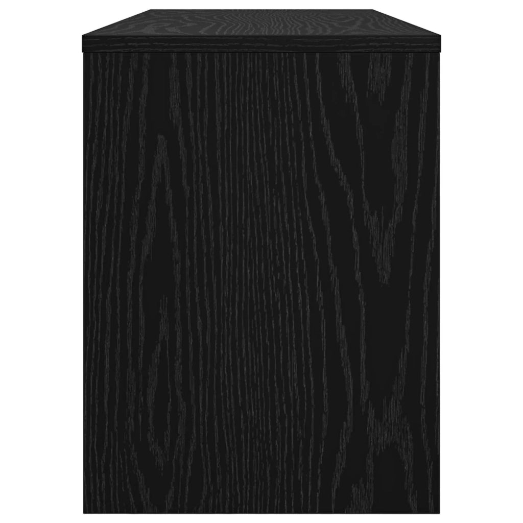 Mobile TV 100 x 30 x 40 cm Rovere Nero Legno ingegnerizzato 8000333