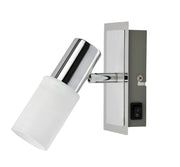 Applique con interruttore E14 cromo Logan 6096 Rabalux