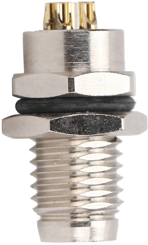 Connessione a Socket - M8 Connessione - Impermeabile IP67 - 4Pin - Connessione a Cavo Metallico - Ideale per Applicazioni Elettroniche