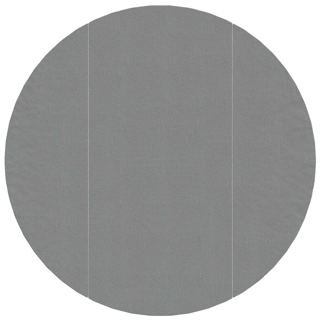 Telo Sotto Piscina Grigio Chiaro ?366 cm Geotessile Poliestere