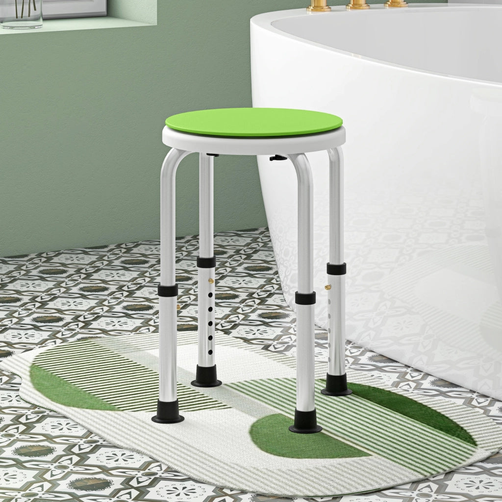 Sgabello da doccia girevole 360¡ã ¨C Xylo ¨C alluminio antiscivolo altezza regolabile